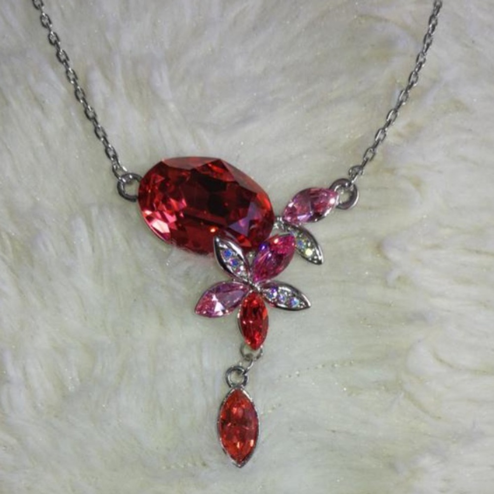 Crystal Flower Princess Necklace
